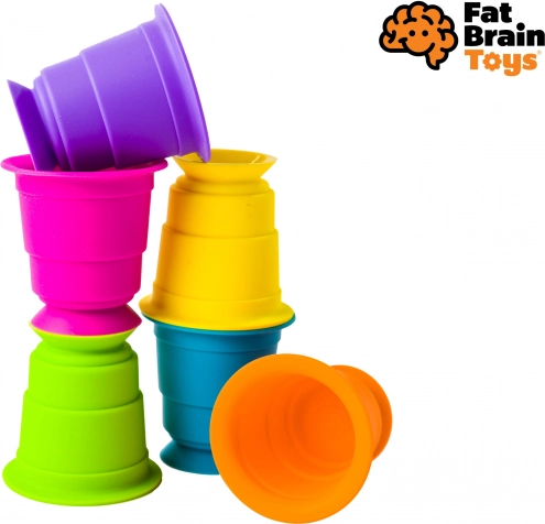 Fat Brain prísavkové kelímky Suction Kupz