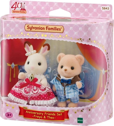 Sylvanian Families narodeninová oslava k 40. výročiu Freya a Theo – 2 ks