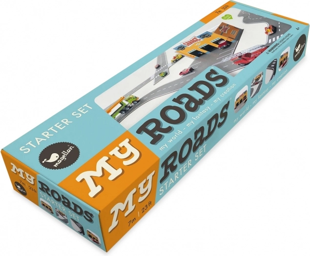 magellan myroads štartovacia sada cesty s garážou