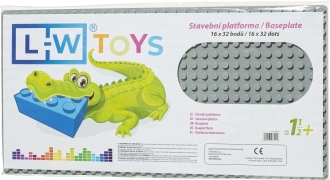 Podložka na stavanie Junior 16x32 šedá