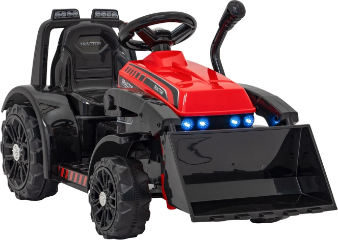 Detský traktor s nakladačom G320 – Červená