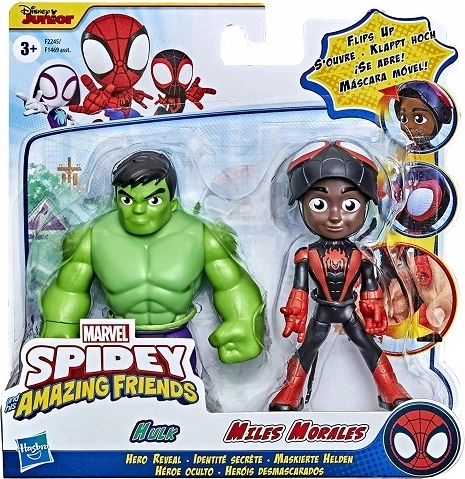 Hasbro Marvel Spidey a jeho úžasní priatelia figúrky Miles Morales a Hulk