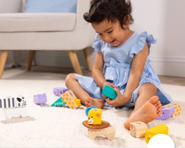 Veľké drevené diely pre malé ruky