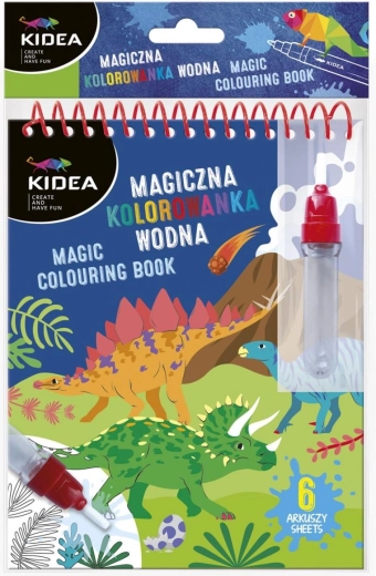 Maľovanie vodou Kidea dinosaury