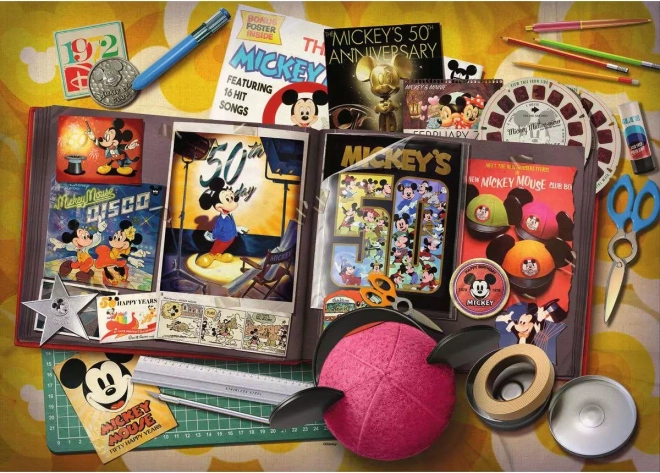Ravensburger puzzle Disney Mickey – výročná edícia 1000 dielikov