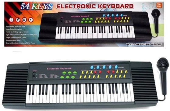 Detské varhánky (keyboard) s mikrofónom 50 cm - 1 kus