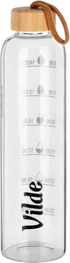 Borosilikátové sklo a bambusové viečko