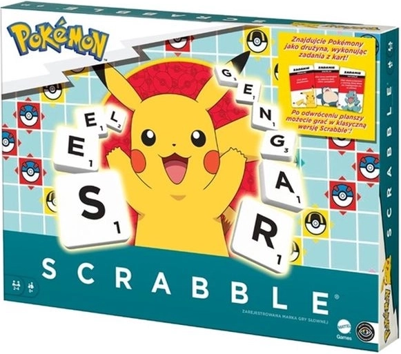 Mattel Scrabble Pokémon – česká verzia