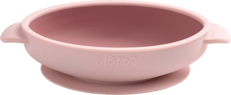 Bibado silikónová miska s prísavkou Blush - 1 kus