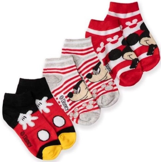 Sada nízkych ponožiek Mickey Mouse – 3 páry
