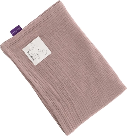 Träumeland mušelínová deka gaštanová 75 × 100 cm - 1 kus
