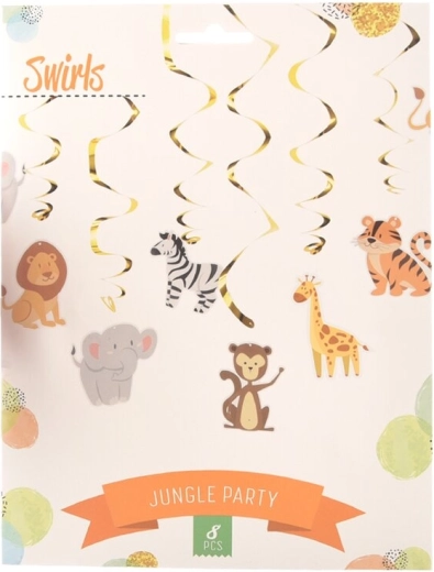 Girlanda Jungle – tropická party dekorácia (8 ks)