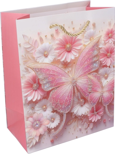 Jemný motýlí dizajn v pastelových farbách