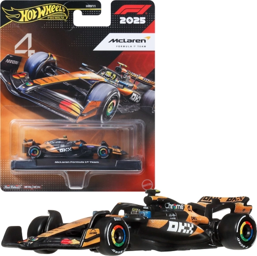 Hot Wheels Premium Formula 1 2025 McLaren F1 Lando Norris #4