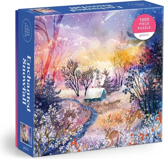 Puzzle Kúzelná zasnežená krajina 1000 dielikov GALISON