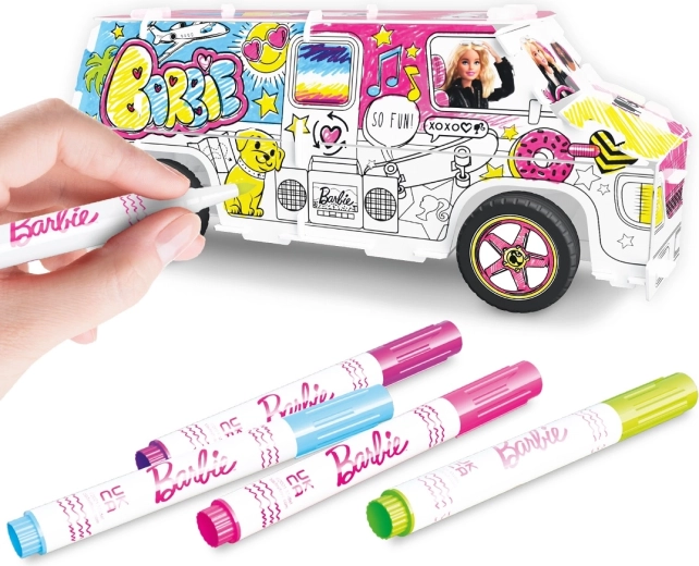 Vymaľuj a ozdob si vlastný Barbie karavan