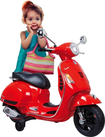 Jamara detská elektrická motorka Vespa GTS 125 červená 12 V