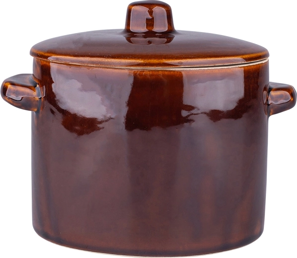 Kameninový hrniec 1,5 l s pokrievkou