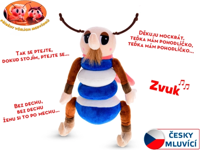 Plyšový Kvapník z Príbehov včelích medvedíkov 32 cm so zvukom