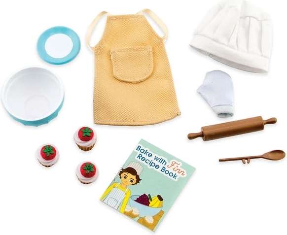 Oblečenie pre bábiku Lottie - cukrárka