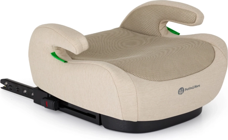 Petite&Mars podsedák Optimus Pro i-Size air sage beige 125–150 cm