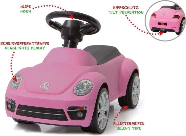 Odrážadlo Jamara Volkswagen Beetle ružové