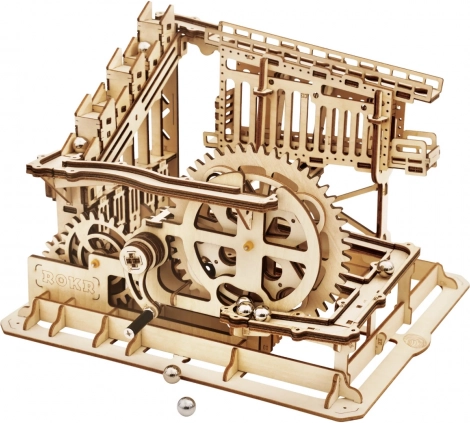 ROBOTIME ROKR 3D drevené puzzle guľôčková dráha Squad, 239 dielikov