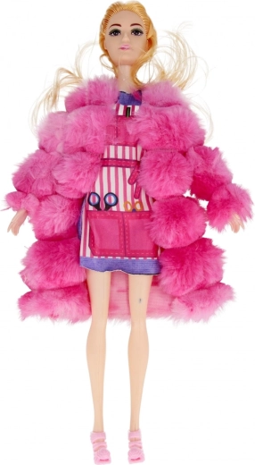 Štýlový kožúšok a moderný outfit