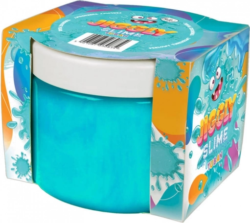 Tuban Jiggly Slime s perleťovým efektom - Tyrkysový