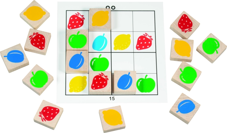 Logická mriežka 4×4 bez opakovania