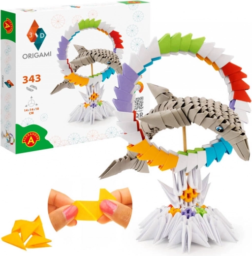 Kreatívna sada ORIGAMI 3D delfín