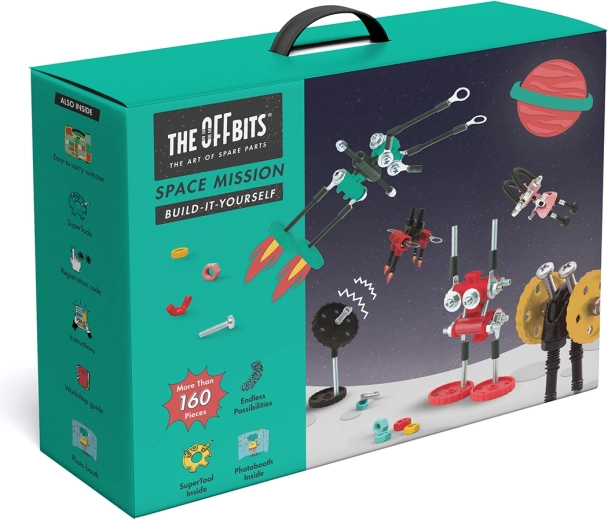 Prenosné balenie s uchom a 160+ dielikov