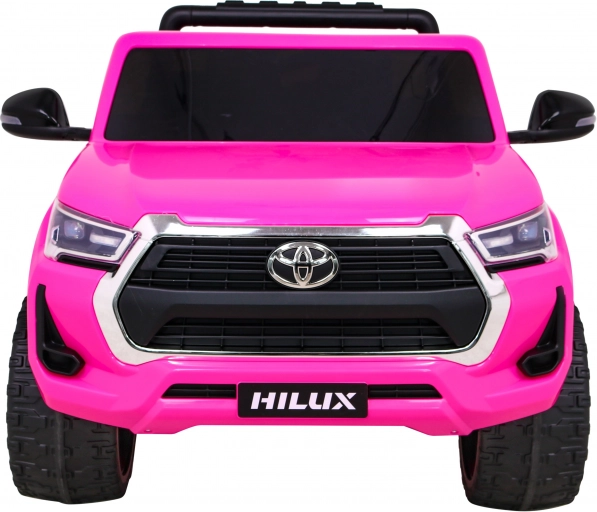Elektrické autíčko TOYOTA Hilux 4x4 pre deti, ružové s diaľkovým ovládaním