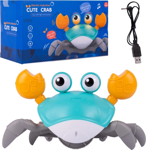 Interaktívny lezúci krab na akumulátor