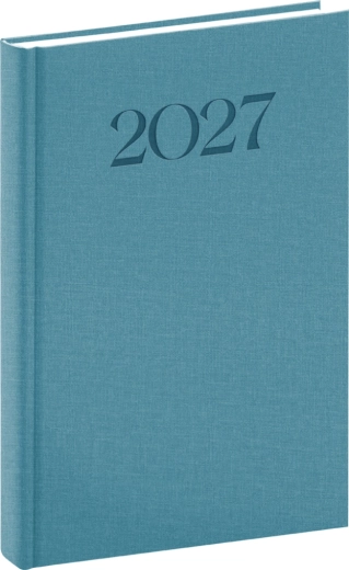 Notique Biella denný diár 2027 modrý 15 × 21 cm