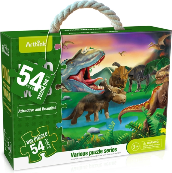 Maxi puzzle s dinosaurmi, 54 dielikov