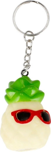 Zábavný dizajn ananásu s okuliarmi