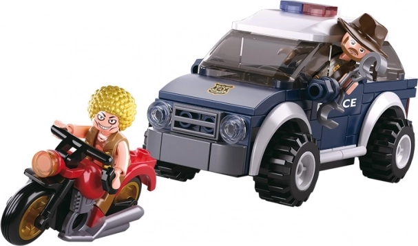 Sluban polícia offroad a zlodej na motorke