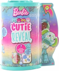 Barbie Cutie Reveal Chelsea džungľa – bábika v plyšovom kostýme s prekvapeniami
