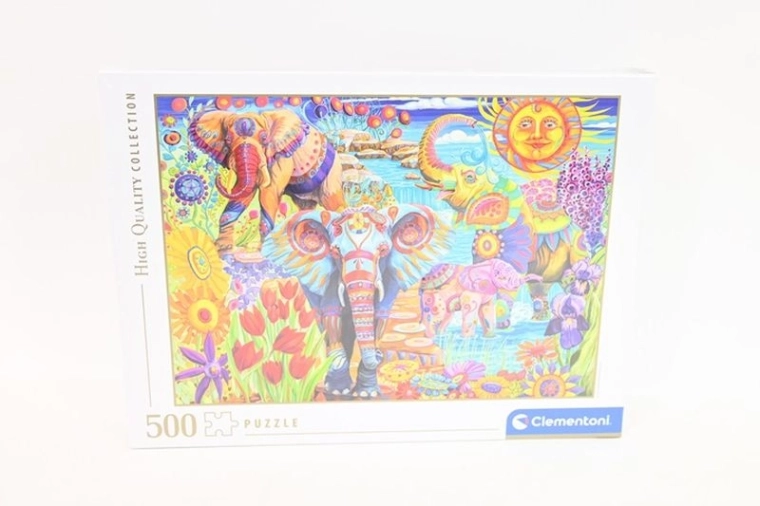 Puzzle Clementoni Karneval slonov 500 dielikov