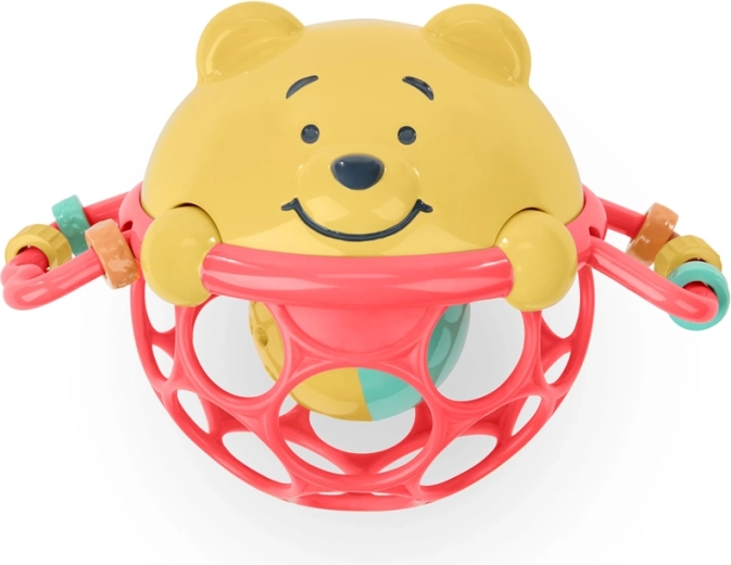 Hrkálka OBALL s motívom MEDVEDÍK PÚ Jingle & Shake od Bright Starts