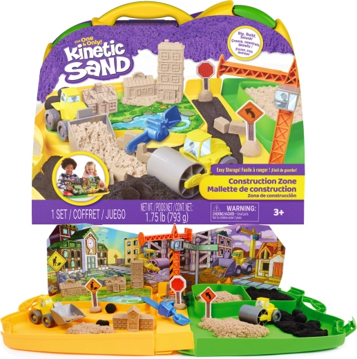 Kinetic Sand stavenisko – kinetický piesok 793 g a príslušenstvo
