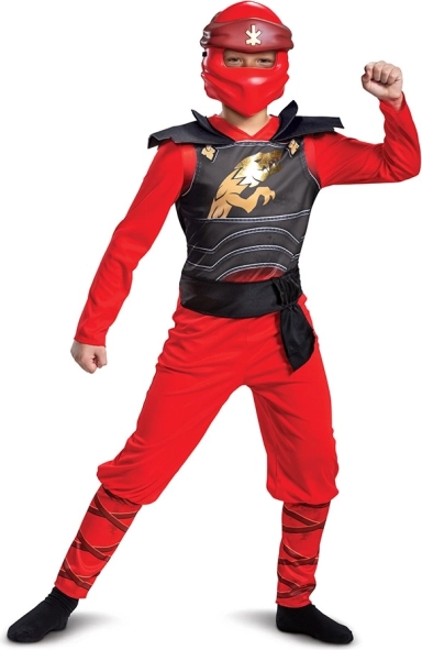 detský kostým Ninja Kai 4–6 rokov s maskou