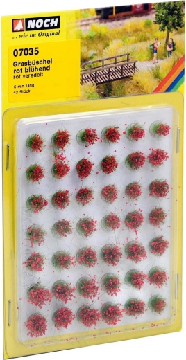 Noch kvitnúce trávne trsy mini sada 42 ks