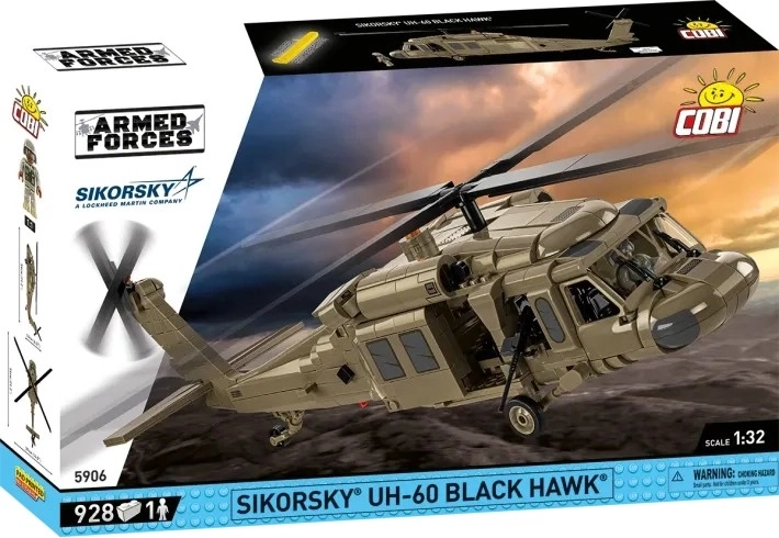 Stavebnice Sikorsky UH-60 Black Hawk 928 dielikov