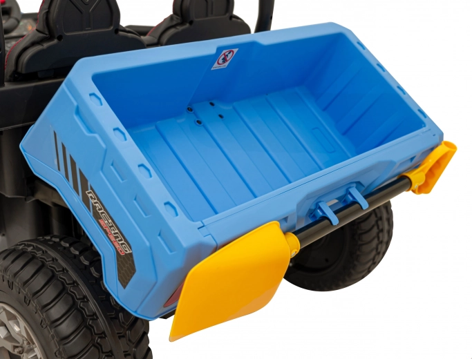 Elektricky zdvíhaný kiper a veľký kufor