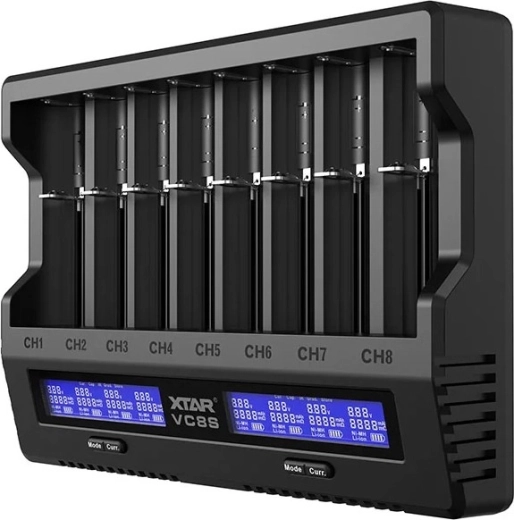 Režimy storage a meranie kapacity (Grad) na všetkých kanáloch