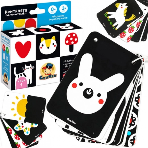 Kontrasty na šnúrkovej knihe 0 m+