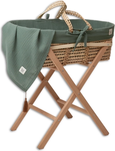 Funnababy kompletný Mojžišov kôš s výbavou Ivy green