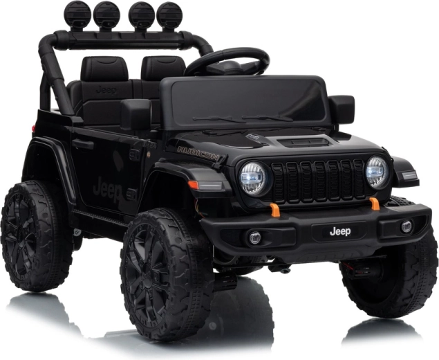 Detské elektrické auto Jeep Rubicon 24 V čierne